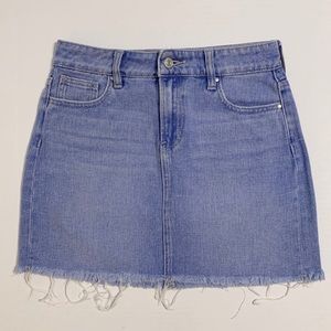 PacSun Raw Hem Denim Skirt